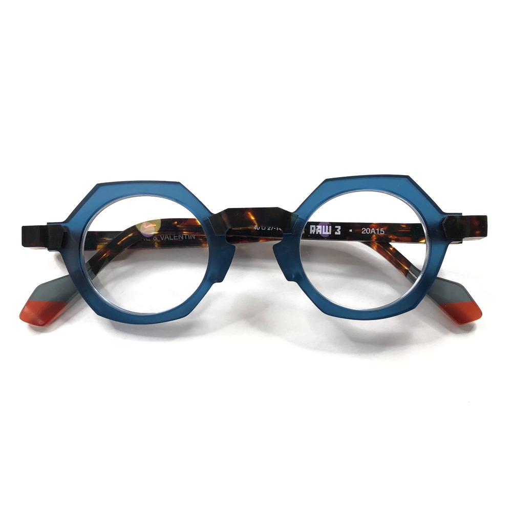 Anne et Valentin Brutalism Raw 3 40-27-147 France Blue Tortoise 20A15 MINT HRJ